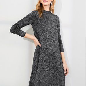 Garnet Hill Eco Merino Trapeze Sweater Dress M